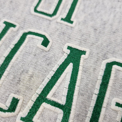 【現状渡し品】【メンズ】 Champion チャンピオン REVERSE WEAVE UNIVERSITY CLUB OF CHICAGO SWEATSHIRT リバースウィーブ スウェット トレーナー プリント トップス 146-250325-ay-08-izu サイズ：M カラー：ライトグレー 万代Net店