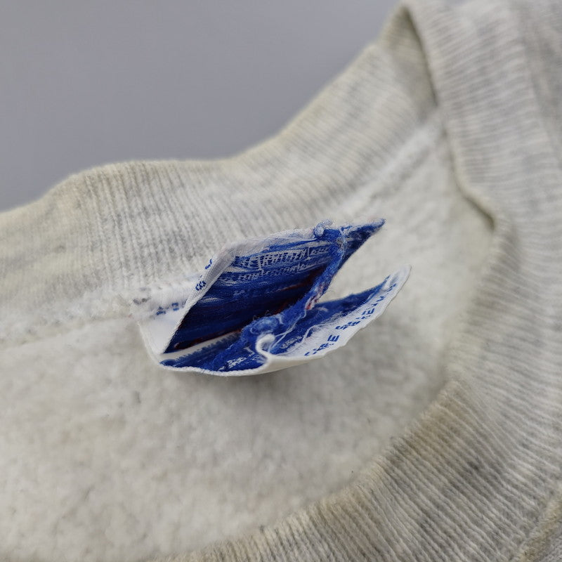 【現状渡し品】【メンズ】 Champion チャンピオン REVERSE WEAVE UNIVERSITY CLUB OF CHICAGO SWEATSHIRT リバースウィーブ スウェット トレーナー プリント トップス 146-250325-ay-08-izu サイズ：M カラー：ライトグレー 万代Net店