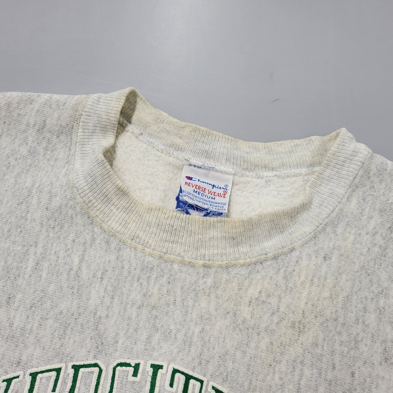 【現状渡し品】【メンズ】 Champion チャンピオン REVERSE WEAVE UNIVERSITY CLUB OF CHICAGO SWEATSHIRT リバースウィーブ スウェット トレーナー プリント トップス 146-250325-ay-08-izu サイズ：M カラー：ライトグレー 万代Net店