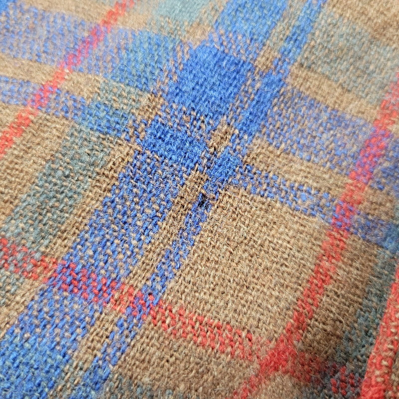 【現状渡し品】【メンズ】 JACK FROST LS WOOL CHECK SHIRT ジャックフロスト ウールチェックシャツ シェルボタン 長袖 トップス 146-250325-ay-09-izu カラー：ブラウン系 万代Net店