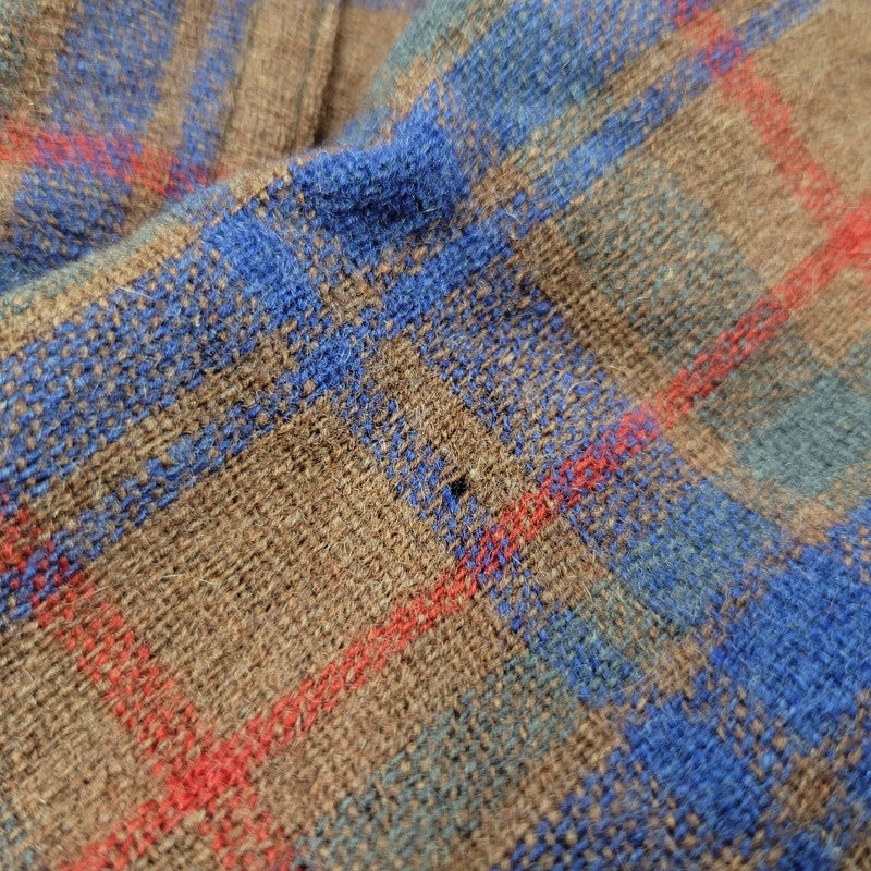 【現状渡し品】【メンズ】 JACK FROST LS WOOL CHECK SHIRT ジャックフロスト ウールチェックシャツ シェルボタン 長袖 トップス 146-250325-ay-09-izu カラー：ブラウン系 万代Net店