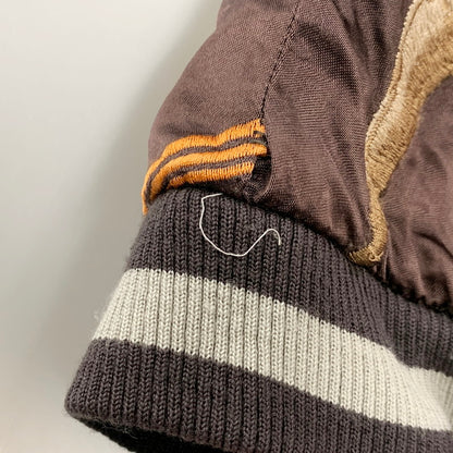 【中古品】【メンズ】 花旅楽団 桜ガシャ髑髏 × 月ガシャ髑髏 REVERSIBLE SOUVENIR JACKET リバーシブル 記念 ジャケット スカジャン アウター 145-250329-mm-6-izu サイズ：XL カラー：ブラック系/ブラウン系 万代Net店