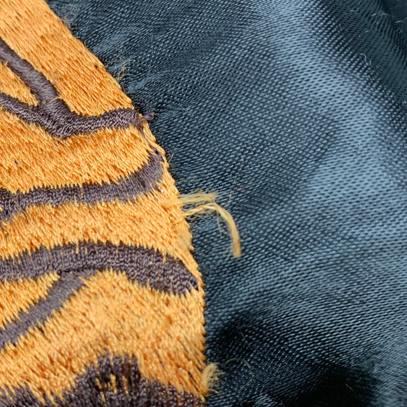 【中古品】【メンズ】 花旅楽団 桜ガシャ髑髏 × 月ガシャ髑髏 REVERSIBLE SOUVENIR JACKET リバーシブル 記念 ジャケット スカジャン アウター 145-250329-mm-6-izu サイズ：XL カラー：ブラック系/ブラウン系 万代Net店