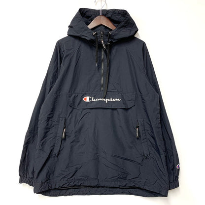 【中古品】【メンズ】 Champion チャンピオン C3-R6031 ACTION STYLE ANORAK JACKET アクションスタイル アノラックジャケット アウター 長袖 148-250330-ma-19-izu サイズ：L カラー：BLACK 万代Net店