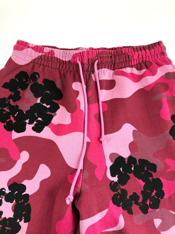 【中古美品】【メンズ】 DENIM TEARS デニム ティアーズ PINK CAMO COTTON WREATH SWEATPANT ピンク カモ コットン リース スウェットパンツ ボトムス 153-251109-na-19-tag サイズ：S カラー：PINK CAMO 万代Net店