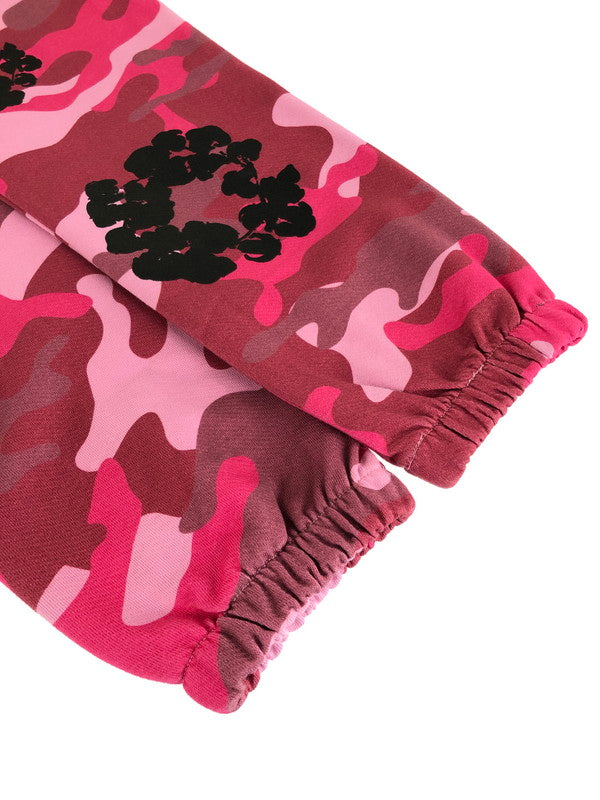 【中古美品】【メンズ】 DENIM TEARS デニム ティアーズ PINK CAMO COTTON WREATH SWEATPANT ピンク カモ コットン リース スウェットパンツ ボトムス 153-251109-na-19-tag サイズ：S カラー：PINK CAMO 万代Net店
