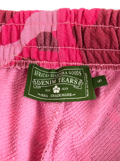 【中古美品】【メンズ】 DENIM TEARS デニム ティアーズ PINK CAMO COTTON WREATH SWEATPANT ピンク カモ コットン リース スウェットパンツ ボトムス 153-251109-na-19-tag サイズ：S カラー：PINK CAMO 万代Net店
