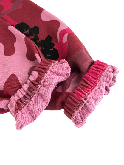 【中古美品】【メンズ】 DENIM TEARS デニム ティアーズ PINK CAMO COTTON WREATH SWEATPANT ピンク カモ コットン リース スウェットパンツ ボトムス 153-251109-na-19-tag サイズ：S カラー：PINK CAMO 万代Net店