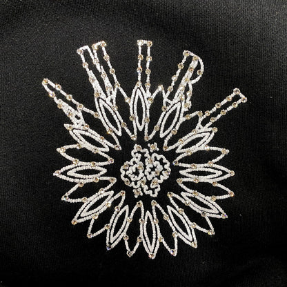 【中古美品】【メンズ】 AMIRI アミリ SR3KA0012SMRSTH0 国内正規 CRYSTAL STICK POKE SWEATPANTS クリスタルスティックポークスウェットパンツ ズボン ボトムス 152-250409-ma-04-izu サイズ：S カラー：BLACK 万代Net店