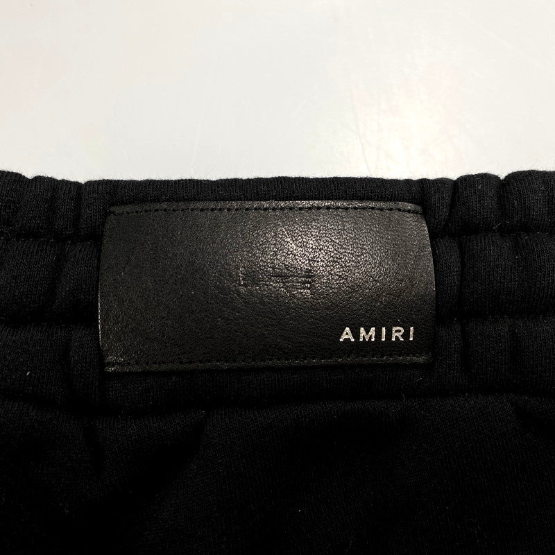 【中古美品】【メンズ】 AMIRI アミリ SR3KA0012SMRSTH0 国内正規 CRYSTAL STICK POKE SWEATPANTS クリスタルスティックポークスウェットパンツ ズボン ボトムス 152-250409-ma-04-izu サイズ：S カラー：BLACK 万代Net店