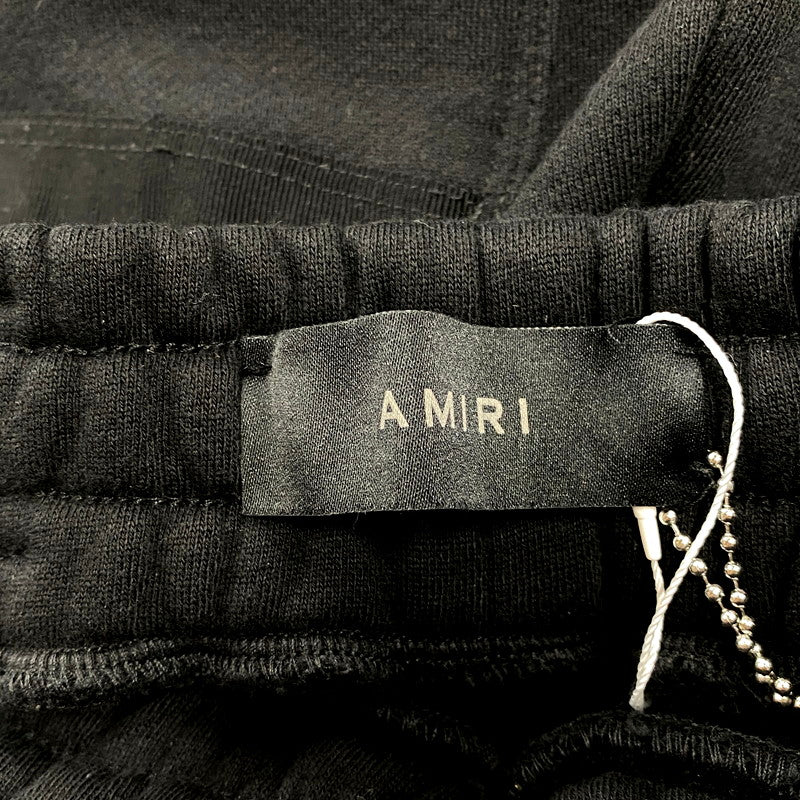 【中古美品】【メンズ】 AMIRI アミリ SR3KA0012SMRSTH0 国内正規 CRYSTAL STICK POKE SWEATPANTS クリスタルスティックポークスウェットパンツ ズボン ボトムス 152-250409-ma-04-izu サイズ：S カラー：BLACK 万代Net店