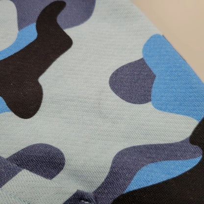 【中古美品】【メンズ】 DENIM TEARS デニムティアーズ BLUE CAMO COTTON WREATH ZIP HOODIE ブルー カモ コットン リース ジップ フーディー パーカー 長袖 トップス 142-250416-as-17-izu サイズ：L カラー：ブルー系 万代Net店