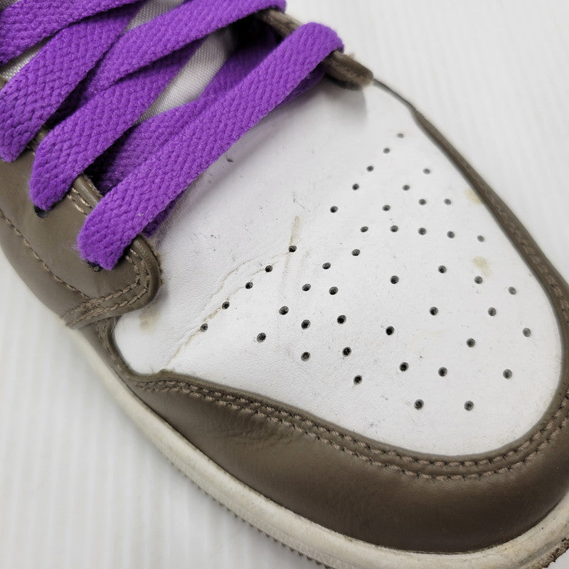 【中古品】【メンズ】 NIKE ナイキ AIR JORDAN 1 LOW 553558-215 エアジョーダン 1 ロー スニーカー シューズ 靴 160-250329-ay-08-izu サイズ：28cm カラー：PALOMINO/WILD BERRY-WHITE 万代Net店