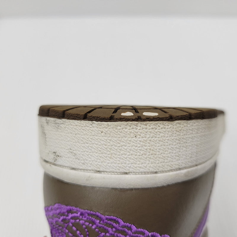 【中古品】【メンズ】 NIKE ナイキ AIR JORDAN 1 LOW 553558-215 エアジョーダン 1 ロー スニーカー シューズ 靴 160-250329-ay-08-izu サイズ：28cm カラー：PALOMINO/WILD BERRY-WHITE 万代Net店