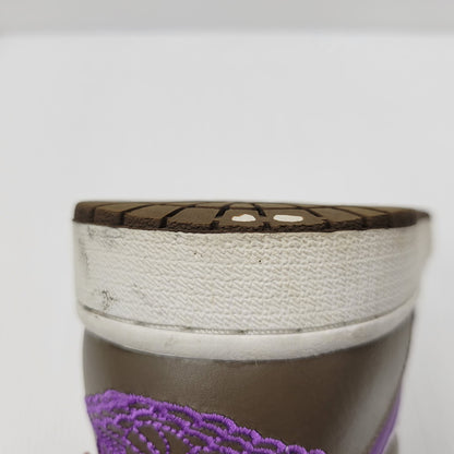 【中古品】【メンズ】 NIKE ナイキ AIR JORDAN 1 LOW 553558-215 エアジョーダン 1 ロー スニーカー シューズ 靴 160-250329-ay-08-izu サイズ：28cm カラー：PALOMINO/WILD BERRY-WHITE 万代Net店