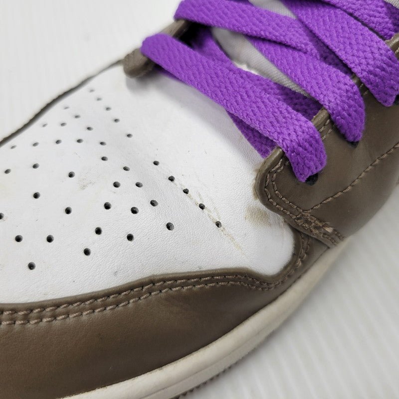 【中古品】【メンズ】 NIKE ナイキ AIR JORDAN 1 LOW 553558-215 エアジョーダン 1 ロー スニーカー シューズ 靴 160-250329-ay-08-izu サイズ：28cm カラー：PALOMINO/WILD BERRY-WHITE 万代Net店