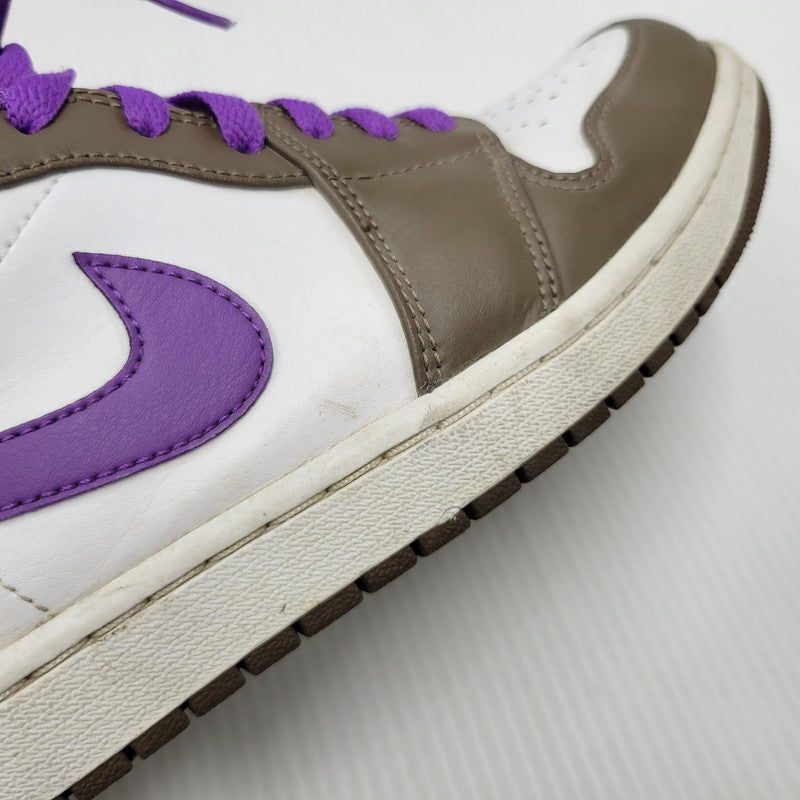 【中古品】【メンズ】 NIKE ナイキ AIR JORDAN 1 LOW 553558-215 エアジョーダン 1 ロー スニーカー シューズ 靴 160-250329-ay-08-izu サイズ：28cm カラー：PALOMINO/WILD BERRY-WHITE 万代Net店