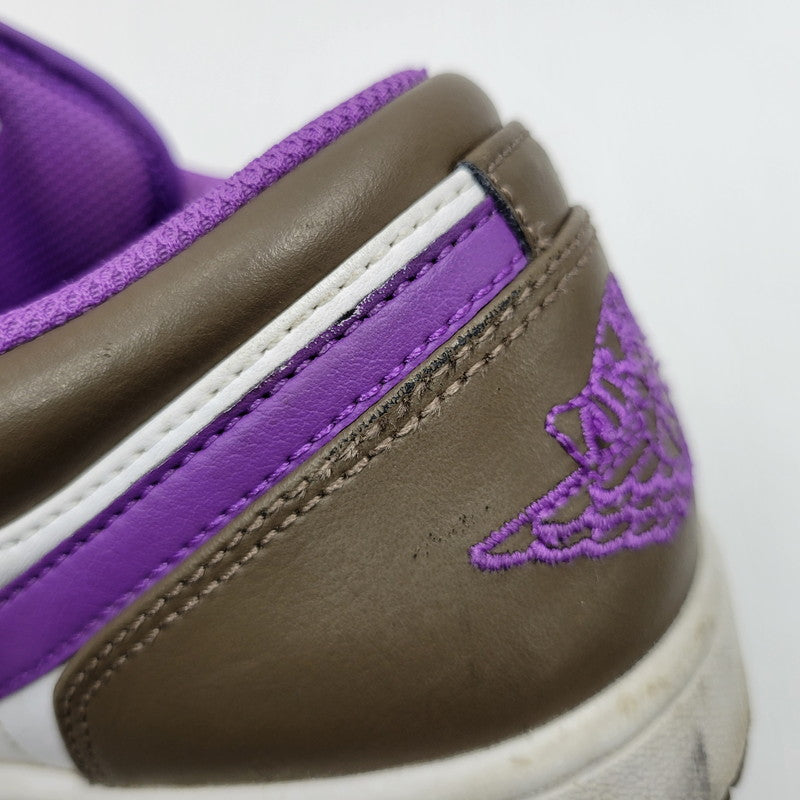 【中古品】【メンズ】 NIKE ナイキ AIR JORDAN 1 LOW 553558-215 エアジョーダン 1 ロー スニーカー シューズ 靴 160-250329-ay-08-izu サイズ：28cm カラー：PALOMINO/WILD BERRY-WHITE 万代Net店