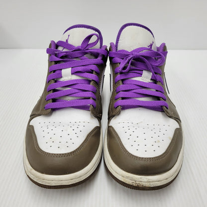 【中古品】【メンズ】 NIKE ナイキ AIR JORDAN 1 LOW 553558-215 エアジョーダン 1 ロー スニーカー シューズ 靴 160-250329-ay-08-izu サイズ：28cm カラー：PALOMINO/WILD BERRY-WHITE 万代Net店