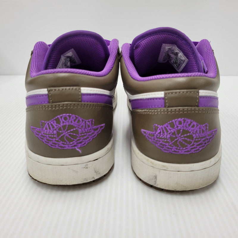 【中古品】【メンズ】 NIKE ナイキ AIR JORDAN 1 LOW 553558-215 エアジョーダン 1 ロー スニーカー シューズ 靴 160-250329-ay-08-izu サイズ：28cm カラー：PALOMINO/WILD BERRY-WHITE 万代Net店