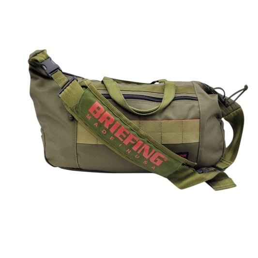 【中古品】【メンズ/レディース】 BRIEFING ブリーフィング 2WAY BOSTON BAG USA製 ボストンバッグ カバン 鞄 188-250328-as-09-izu カラー：グリーン 万代Net店