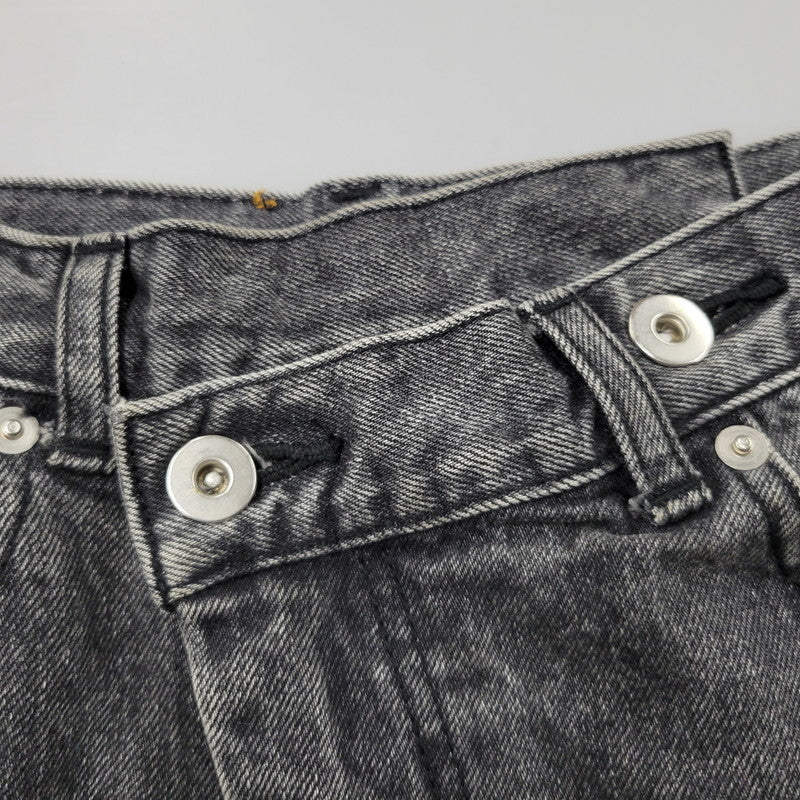 【現状渡し品】【メンズ】 MAISON SPECIAL メゾンスペシャル 21221465111 HIGH WAIST DENIM PANTS ハイウエストデニムパンツ ズボン ボトムス 168-250330-ma-24-izu サイズ：36 カラー：ブラック 万代Net店