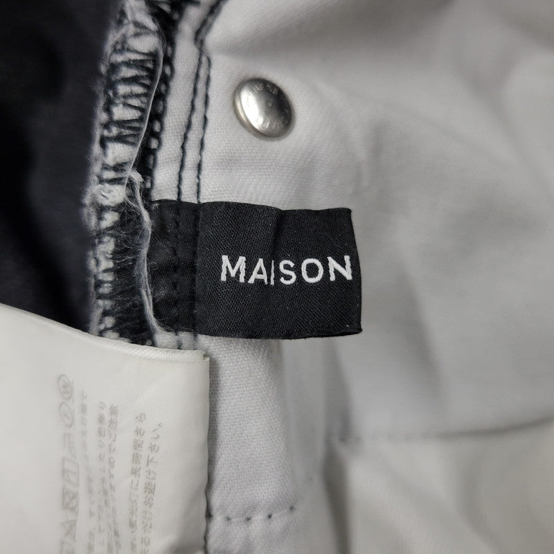 【現状渡し品】【メンズ】 MAISON SPECIAL メゾンスペシャル 21221465111 HIGH WAIST DENIM PANTS ハイウエストデニムパンツ ズボン ボトムス 168-250330-ma-24-izu サイズ：36 カラー：ブラック 万代Net店