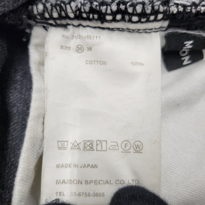 【現状渡し品】【メンズ】 MAISON SPECIAL メゾンスペシャル 21221465111 HIGH WAIST DENIM PANTS ハイウエストデニムパンツ ズボン ボトムス 168-250330-ma-24-izu サイズ：36 カラー：ブラック 万代Net店