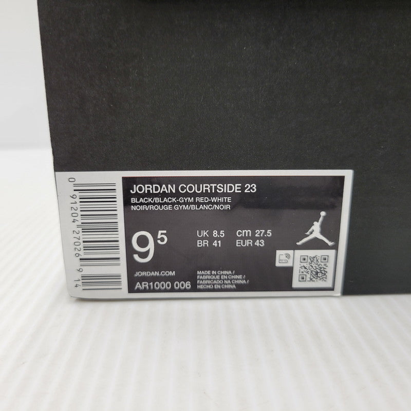 【中古美品】【メンズ】 NIKE ナイキ JORDAN COURTSIDE 23 AR1000-006 ジョーダン コートサイド 23 スニーカー シューズ 靴 160-250329-ay-03-izu サイズ：27.5cm カラー：BLACK/BLACK-GYM RED-WHITE 万代Net店