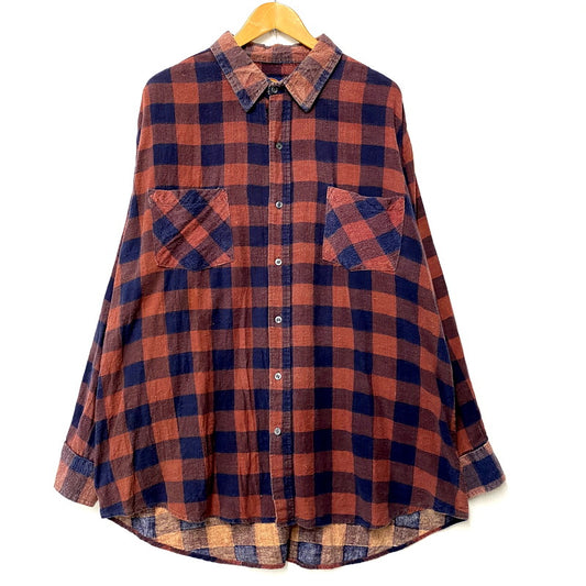 【現状渡し品】【メンズ】 Dickies ディッキーズ FLANNEL CHECK SHIRT フランネル チェック シャツ 南アフリカ製 長袖 トップス 146-250728-as-07-izu サイズ：2XL カラー：マルチカラー 万代Net店