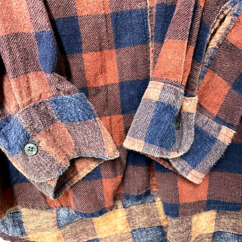 【現状渡し品】【メンズ】 Dickies ディッキーズ FLANNEL CHECK SHIRT フランネル チェック シャツ 南アフリカ製 長袖 トップス 146-250728-as-07-izu サイズ：2XL カラー：マルチカラー 万代Net店