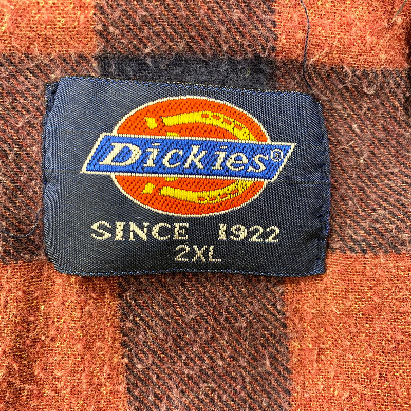 【現状渡し品】【メンズ】 Dickies ディッキーズ FLANNEL CHECK SHIRT フランネル チェック シャツ 南アフリカ製 長袖 トップス 146-250728-as-07-izu サイズ：2XL カラー：マルチカラー 万代Net店