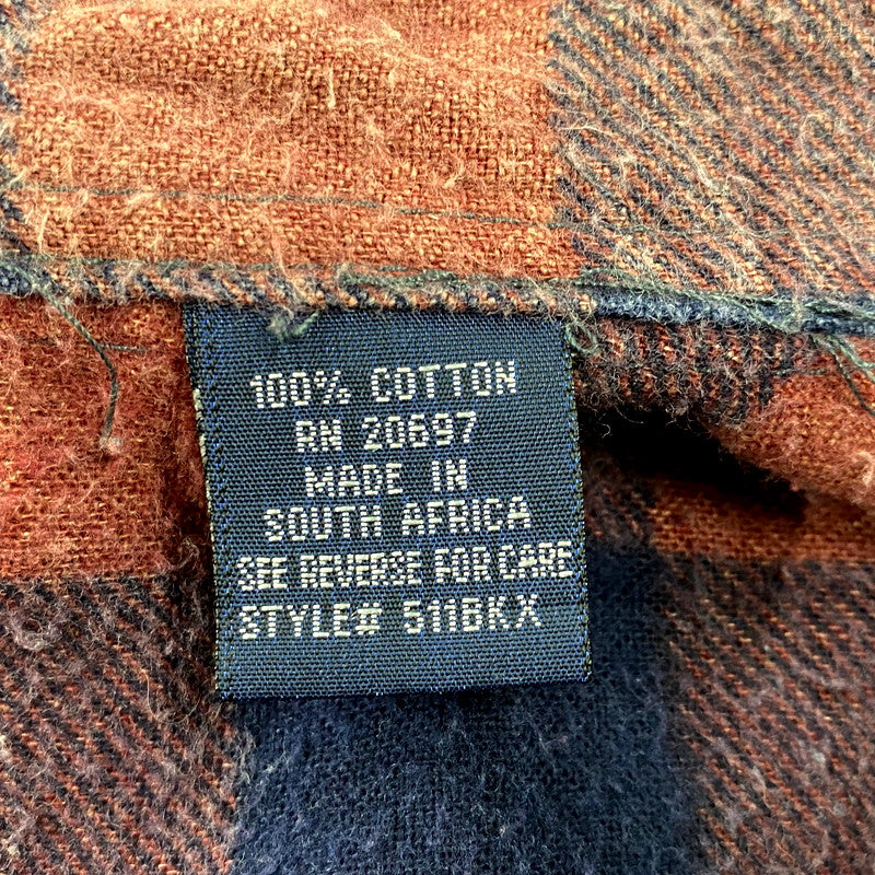 【現状渡し品】【メンズ】 Dickies ディッキーズ FLANNEL CHECK SHIRT フランネル チェック シャツ 南アフリカ製 長袖 トップス 146-250728-as-07-izu サイズ：2XL カラー：マルチカラー 万代Net店