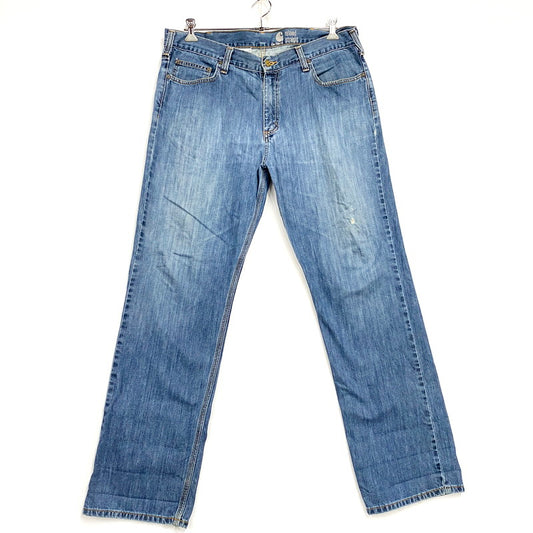 【中古品】【メンズ】 Carhartt カーハート RELAXED STRAIGHT DENIM PANTS B320 WTB リラックス ストレート デニムパンツ メキシコ製 ジーンズ ボトムス 157-250404-as-30-izu サイズ：38×34 カラー：インディゴ 万代Net店