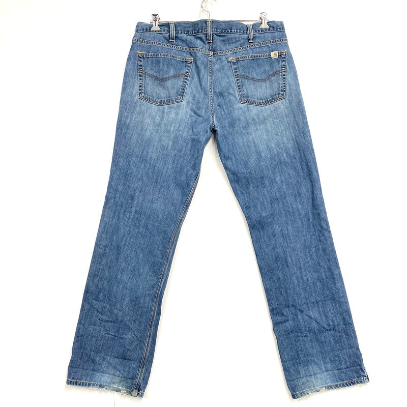 【中古品】【メンズ】 Carhartt カーハート RELAXED STRAIGHT DENIM PANTS B320 WTB リラックス ストレート デニムパンツ メキシコ製 ジーンズ ボトムス 157-250404-as-30-izu サイズ：38×34 カラー：インディゴ 万代Net店