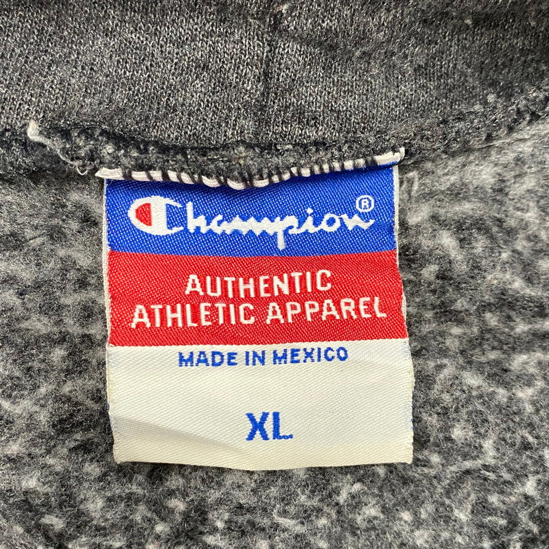 【現状渡し品】【メンズ】 Champion チャンピオン CS2071 メキシコ製 EDELWEISS HOODED SWEATSHIRT エーデルワイス フーデッドスウェットシャツ トップス パーカー 長袖 146-250728-ma-13-izu サイズ：XL カラー：チャコール 万代Net店