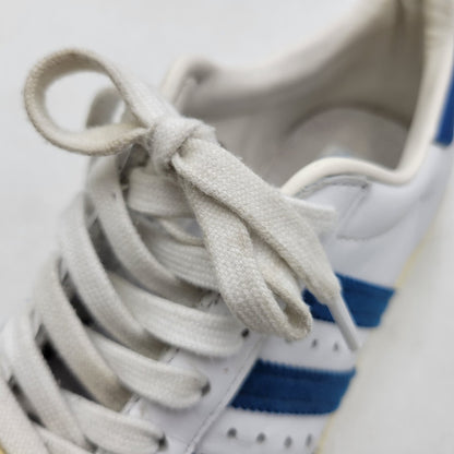 【中古品】【レディース】 adidas アディダス SUPER STAR 80S G61068 スーパースター スニーカー シューズ 靴 166-250331-as-29-izu サイズ：22.5cm カラー：WHITE/BLUE 万代Net店