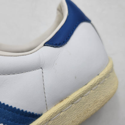 【中古品】【レディース】 adidas アディダス SUPER STAR 80S G61068 スーパースター スニーカー シューズ 靴 166-250331-as-29-izu サイズ：22.5cm カラー：WHITE/BLUE 万代Net店
