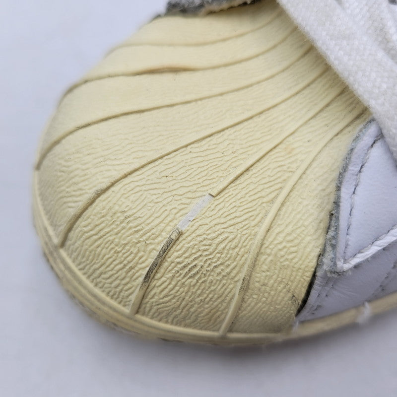 【中古品】【レディース】 adidas アディダス SUPER STAR 80S G61068 スーパースター スニーカー シューズ 靴 166-250331-as-29-izu サイズ：22.5cm カラー：WHITE/BLUE 万代Net店