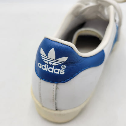 【中古品】【レディース】 adidas アディダス SUPER STAR 80S G61068 スーパースター スニーカー シューズ 靴 166-250331-as-29-izu サイズ：22.5cm カラー：WHITE/BLUE 万代Net店
