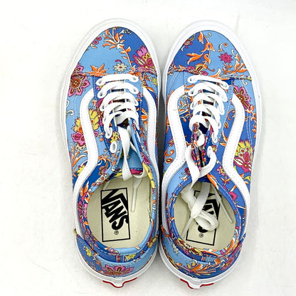 【中古品】【レディース】 VANS バンズ × Liberty Fabrics リバティ ファブリック OLD SKOOL TAPERED VN0A54F44TV オールドスクール テーパード スニーカー シューズ 靴 166-250401-ay-21-izu サイズ：23.5cm カラー：ブルー系 万代Net店
