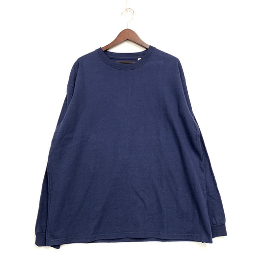 【中古品】【メンズ】 MORI STYLE MARKET モリスタイルマーケット MAX WEIGHT JERSEY LS TEE 長袖 Tシャツ 145-250703-rk-07-izu サイズ：L カラー：ネイビー 万代Net店