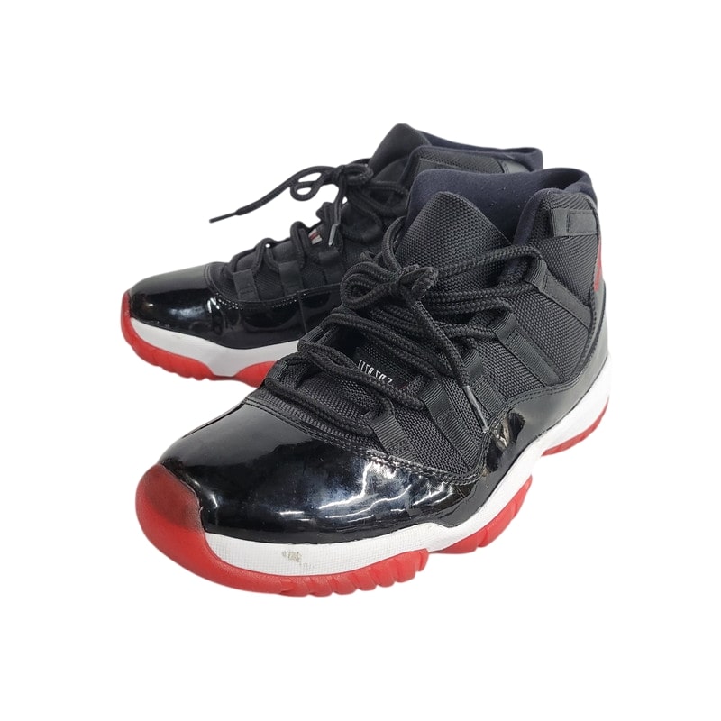 【中古品】【メンズ】 NIKE ナイキ AIR JORDAN 11 RETRO 378037-010 エアジョーダン 11 レトロ スニーカー シューズ 靴 160-250331-as-04-izu サイズ：28cm カラー：BLACK/VARSITY RED-WHITE 万代Net店
