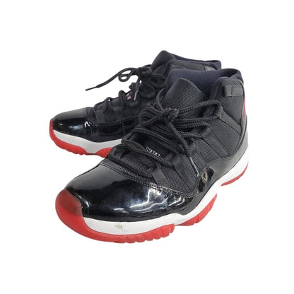 【中古品】【メンズ】 NIKE ナイキ AIR JORDAN 11 RETRO 378037-010 エアジョーダン 11 レトロ スニーカー シューズ 靴 160-250331-as-04-izu サイズ：28cm カラー：BLACK/VARSITY RED-WHITE 万代Net店