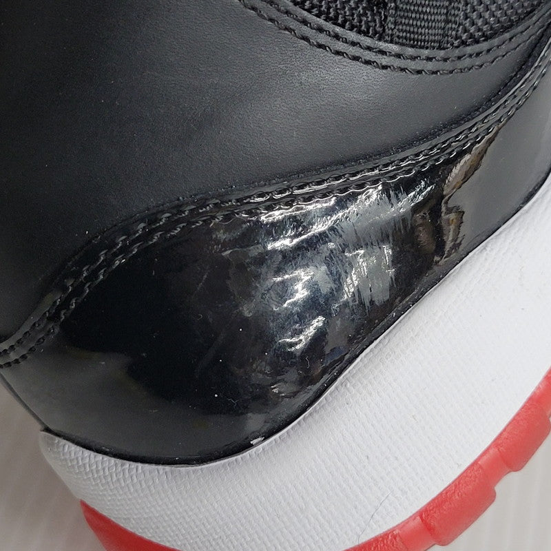 【中古品】【メンズ】 NIKE ナイキ AIR JORDAN 11 RETRO 378037-010 エアジョーダン 11 レトロ スニーカー シューズ 靴 160-250331-as-04-izu サイズ：28cm カラー：BLACK/VARSITY RED-WHITE 万代Net店