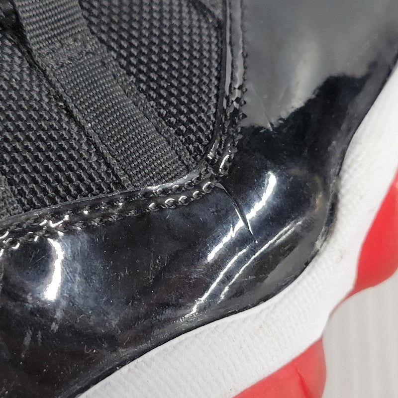 【中古品】【メンズ】 NIKE ナイキ AIR JORDAN 11 RETRO 378037-010 エアジョーダン 11 レトロ スニーカー シューズ 靴 160-250331-as-04-izu サイズ：28cm カラー：BLACK/VARSITY RED-WHITE 万代Net店