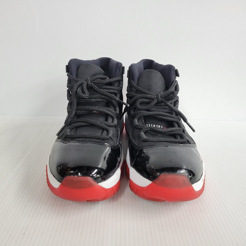 【中古品】【メンズ】 NIKE ナイキ AIR JORDAN 11 RETRO 378037-010 エアジョーダン 11 レトロ スニーカー シューズ 靴 160-250331-as-04-izu サイズ：28cm カラー：BLACK/VARSITY RED-WHITE 万代Net店