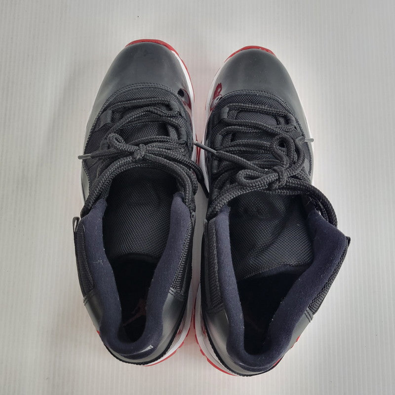【中古品】【メンズ】 NIKE ナイキ AIR JORDAN 11 RETRO 378037-010 エアジョーダン 11 レトロ スニーカー シューズ 靴 160-250331-as-04-izu サイズ：28cm カラー：BLACK/VARSITY RED-WHITE 万代Net店
