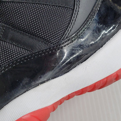 【中古品】【メンズ】 NIKE ナイキ AIR JORDAN 11 RETRO 378037-010 エアジョーダン 11 レトロ スニーカー シューズ 靴 160-250331-as-04-izu サイズ：28cm カラー：BLACK/VARSITY RED-WHITE 万代Net店