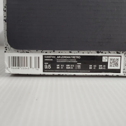【中古品】【メンズ】 NIKE ナイキ AIR JORDAN 7 RETRO CU9307-004 エア ジョーダン 7 レトロ スニーカー シューズ 靴 160-250331-as-06-izu サイズ：27.5cm カラー：BLACK/CHAMBRAY-LIGHT GRAPHITE 万代Net店